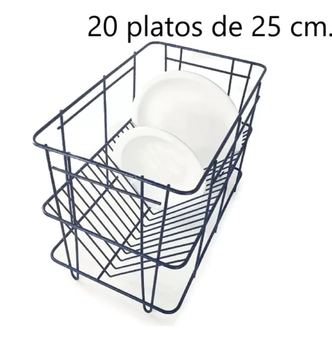 Rack Cajon escurridor para 20 platos de 25 cm