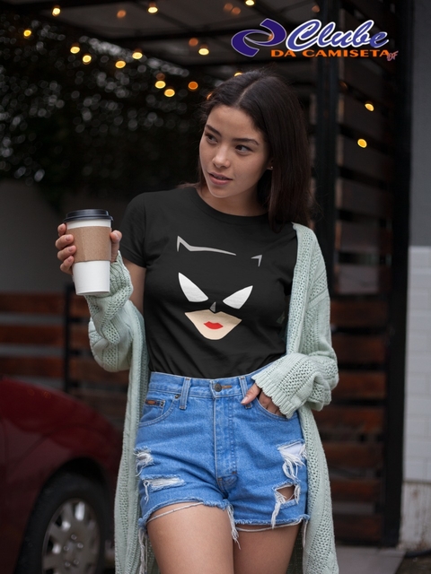 Camiseta Face Mulher Gato