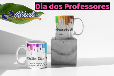 Caneca de Porcelana Personalizada - Feliz Aquele Que Transfere o Que Sabe
