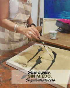 Workshop Arte Abstracto: asfáltica-chorreados-textura - tienda online