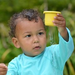 JUGUETE ECOLÓGICO TAZAS FLOTANTES HECHAS DE PLANTAS + IPLAY USA . FOMENTA EL APRENDIZAJE - Babybam
