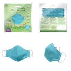 FACE MASK PROTECTORA con Capa con filtro de carbón activado. Reutilizable, Impermeable, Tricapa . MAYOR PROTECCIÓN + Bolsa de Guardado Incluida. Duración, uso: un Año. Marca Green Sprouts USA Coral - comprar online
