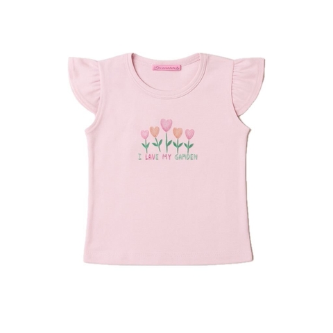 REMERA BORDADO GARDEN