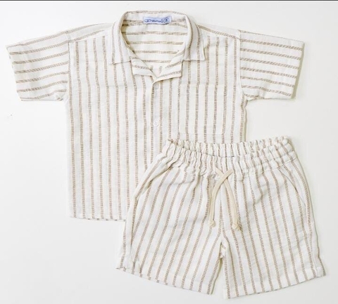 CAMISA LINO RAYADO