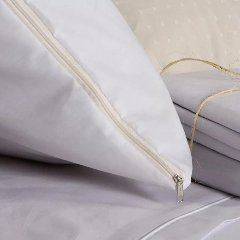 Funda Protector Almohada Con Cierre Tela 50x70 Hotel Pack X2
