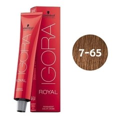 Coloração 7-65 Louro Médio Marrom Dourado Igora Royal Schwarzkopf 60g