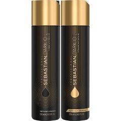Kit Shampoo + Condicionador 2x250ml Sebastian Dark Oil