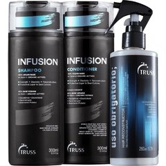 Kit Shampoo e Condicionador Infusion 2x300ml + Tratamento Uso Obrigatório 260ml Truss