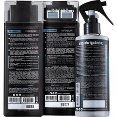 Kit Shampoo e Condicionador Infusion 2x300ml + Tratamento Uso Obrigatório 260ml Truss - comprar online