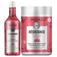 Kit Shampoo + Máscara Résistance Flor de Lótus 2x1000ml Inoar