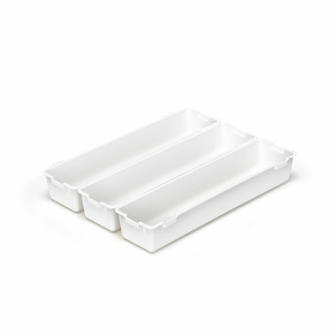 Organizador De Gavetas Cozinha Escritório com 03 Unidades