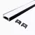PERFIL SOBREPOR ALUMINIO PRETO 17X7MM COM 2 METROS