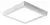 PLAFON DE LED QUADRADO SOBREPOR BRANCO 24W 6500K BRANCO FRIO
