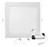 PLAFON DE LED QUADRADO EMBUTIDO BRANCO 24W 3000K BRANCO QUENTE - comprar online