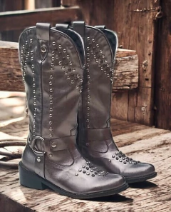 Mod. Texana Alta - Tachas Eco Peltre - Talles 26 al 40 - comprar online