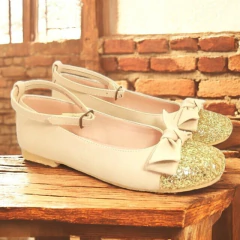 Mod. Morena - Flotter Beige y Oro - 24 al 41 - comprar online