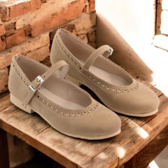 Mod. Guillermina Picada - Camel - 24 al 41 - comprar online
