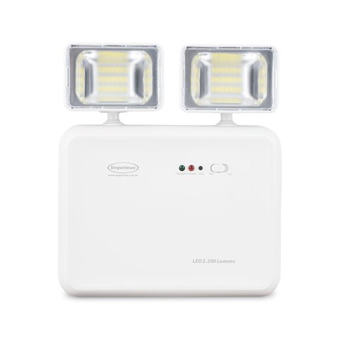 Bloco LED 2200 Lumens de iluminação emergência