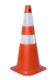 Cone 75 cm Semi Flexível com faixa Refletiva - comprar online