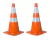 Cone 75CM padrão norma NBR - Refletivo e Flexível