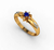Anel de Formatura Ouro 18K todos os cursos símbolos e pedras AZ1386 - comprar online