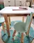 juego de mesa cuadrada con 2 sillas nórdicas - Liselott.com.ar