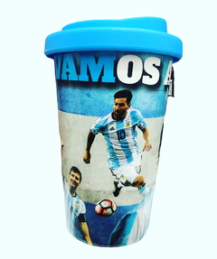 Vaso Café Termico C/ Tapa Messi - comprar online