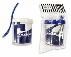 Taza de Plastico Con Cucharita Con Soporte Talleres de Córdoba
