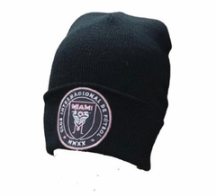 Gorro Lana Adulto Inter Miami Messi Negro