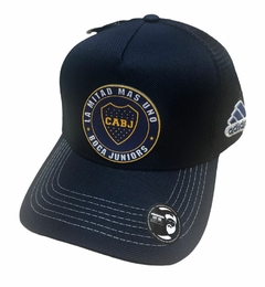 Gorra Adulto Boca Juniors Azul C/ Círculo La Mitad + Uno