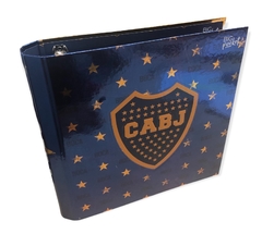 Carpeta 3 Anillas Con Licencia Oficial Escudo Boca Juniors