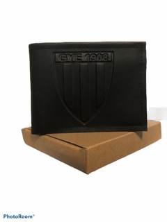 Billetera De Cuero En Caja Gimnasia de Mendoza