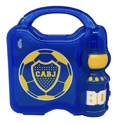 Lonchera + Botella Sport C/ Licencia Boca Juniors