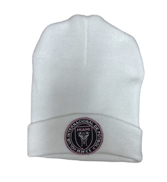 Gorro Lana Adulto Inter Miami Messi Blanco