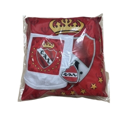 Set Bebé Almohadon 25x25 + Babero + Porta Chupete Independiente
