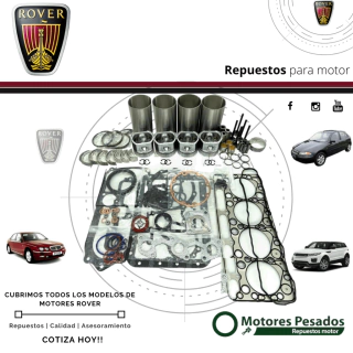 Repuestos Rover -Rover 214 - Rover 414 - Rover 25 - Rover 75 - Rover Freelander - Rover 216 - Rover 416 - Rover 420 - Rover 620 - Rover 820 - Rover Defender - Rover Discovery - Ranger Rover - Rover Evoque - Land Rover - 25K4 - 20T4 - TDV6 - 30DDTX - TD5 -