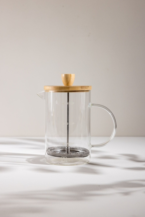 Cafetera Prensa Francesa con Bamboo - 800ml