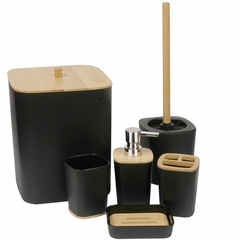 Vaso Acrilico Negro Bamboo