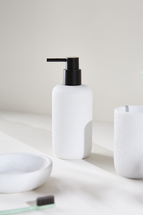 Dispenser Simil Piedra Redondo 19cm