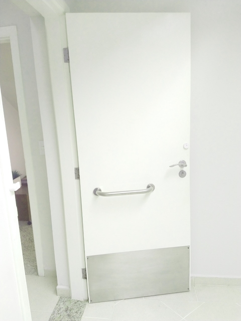 Placa de Impacto para Porta Inox 90x40cm - comprar online