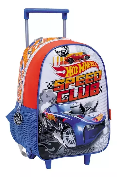 MOCHILA HOT WHEELS 12 C/CARRO 76101