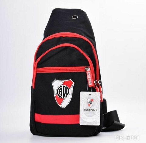 MOCHILA CRUZADA RIVER CON PUERTO USB RIN-RP01