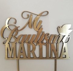 CAKE TOPPER Personalizado - Pitucas Deco