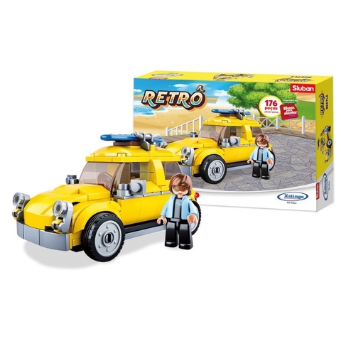 Blocos de Montar Retrô Beetle - 176 Peças