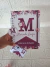 Caderneta de Saúde Infantil Personalizada com Nome e Foto | Tema Alfabeto Floral Marsala. - loja online