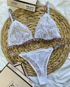 ART 5291 LODY CONJUNTO PRINT SIN TAZA ENCAJE TRIANGULO - comprar online