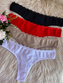 NE&BE COLALES ALGODON Y LYCRA PUNTILLA. - comprar online