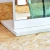 Espejo con pie cuerpo entero biselado. Laqueado blanco - comprar online