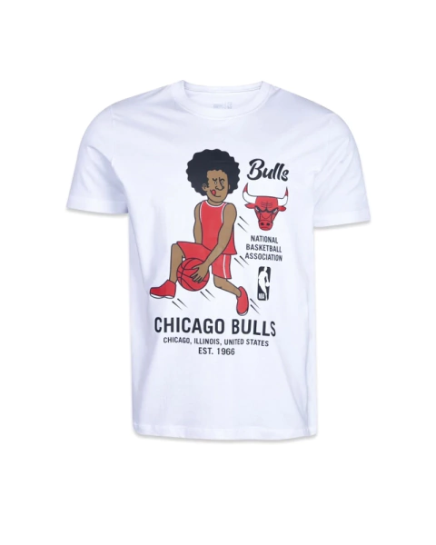 Camiseta New Era NBA Chicago Bulls All Building Branca
