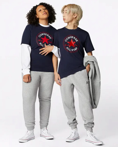 Camiseta Converse Go-To Chuck Patch Tee Navy
